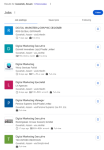 digital marketing jobs in guwahati